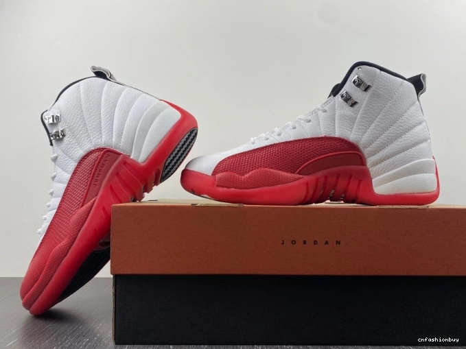 Cherry Jordan Retro 12 Air 130690-110 0728